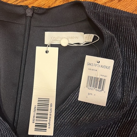 NWT Jonathan Simkhai Woman’s Midnight Dress Size 0 - Picture 8 of 12